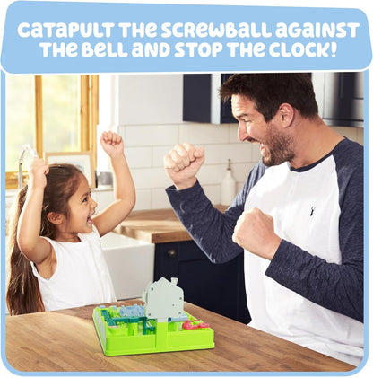 TOMY Screwball Scramble Level Up Marble Maze - Vertical Beat-The-Clock Marble Run Game - Skill & Dexterity Challenge - 1–4 Players - Ages 5+
