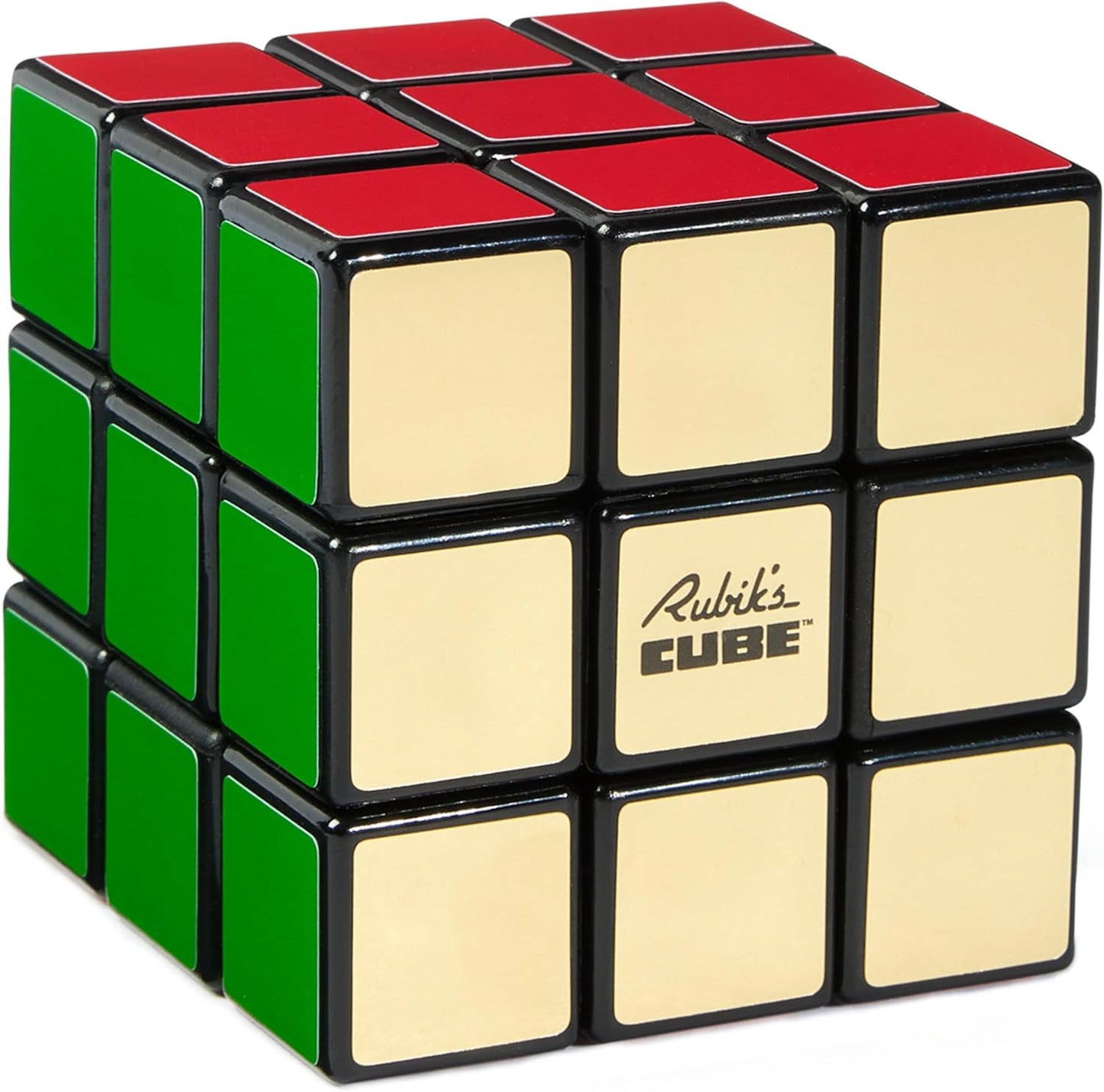 Rubik’s Cube, Special Retro 50th Anniversary Edition, Original 3x3 Cube Collectible & Desk Décor, Problem-Solving Brain Teaser, Fidget Toy, Sensory Puzzle for Adults, Teens, Kids, for Ages 8 & Up