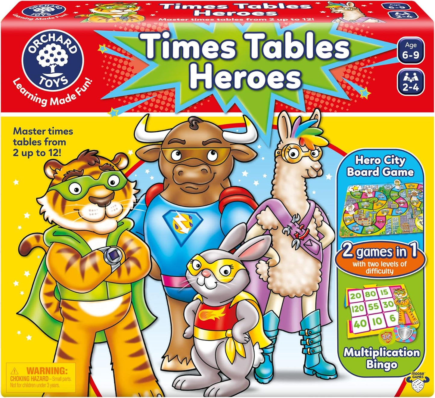 ORCHARD TOYS Moose Smelly Socks Game. Find Matching Pairs of Socks for Your Monsters! for Ages 3-6 and 2-4 Players