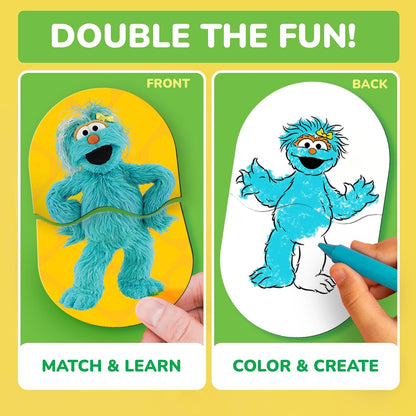 MasterPieces Kids Games - Sesame Street Heads & Toes Matching Game - Fun and Educational - Laugh and Learn