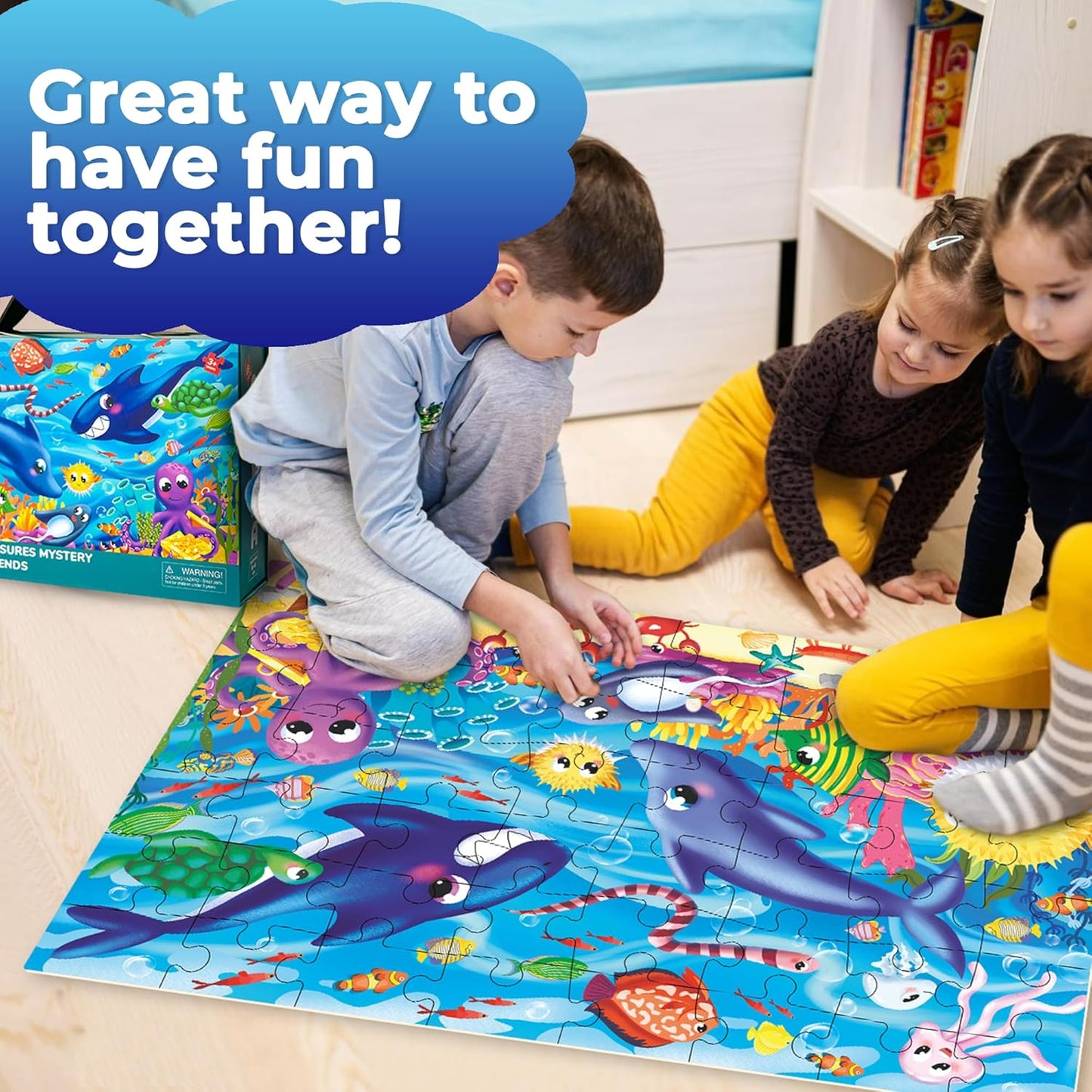 QUOKKA Giant Floor Puzzles for Kids Ages 3-5 - 2x3 Feet 48 Piece Large Puzzles for Kids Ages 4-8 - Educational Toys for Boys and Girls - Toy Gift Activities Africa Version 2