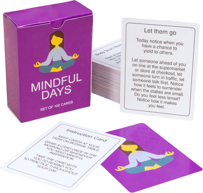 100 Mindfulness Conversation Cards for Kids - Enable Meaningful Conversations with Kids