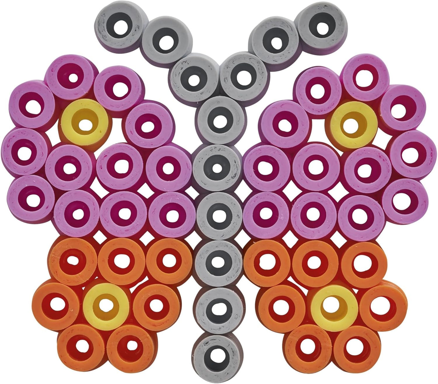 Hama Perlen 8806 Ironing Beads in Bucket with Approx. 3,000 Maxi Beads, Four Small Pin Plates, Motif Templates, Ironing Paper, for Children from 3 Years