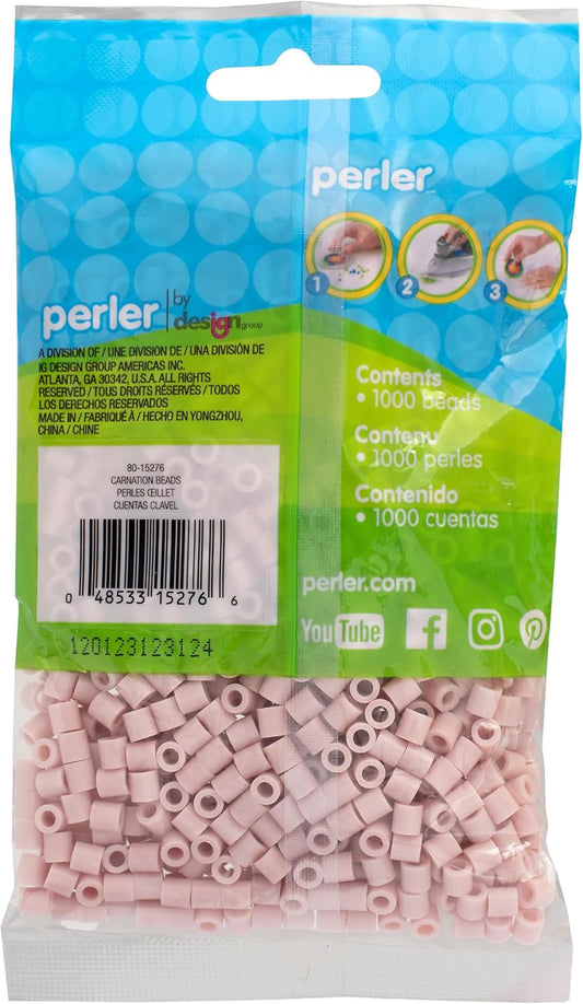 Perler 80-15272 Fuse Bead Set for Craft Activities, Coral Orange, 1000 Pieces