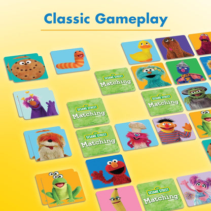 Wonder Forge Sesame Street Memory Matching Game: Fun Toddler Learning Toys & Games for Kids Ages 3-5, Ideal for Family Play & Education