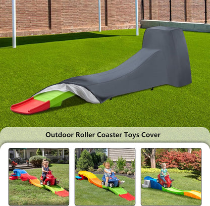 Toddler Roller Coaster Cover for Kids Up & Down Roller Coaster ,Waterproof Dust Proof Anti-UV Outdoor Roller Coaster Toys Cover,Cover only