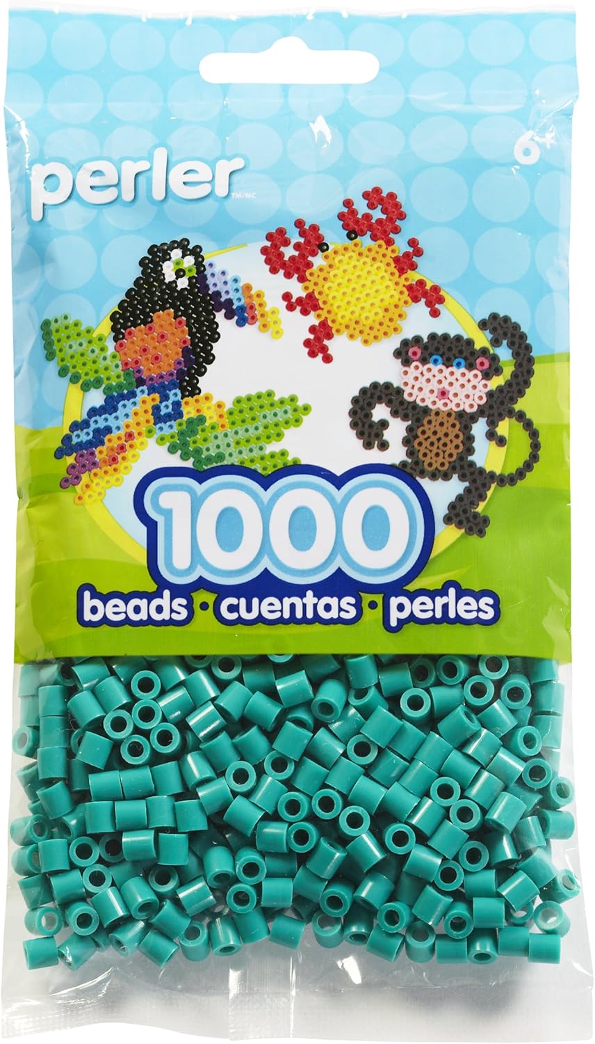 Perler Beads Fuse Beads for Crafts, 1000pcs, Yellow