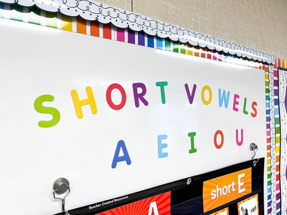 Teacher Created Resources Colorful Classic 2'' Magnetic Letters