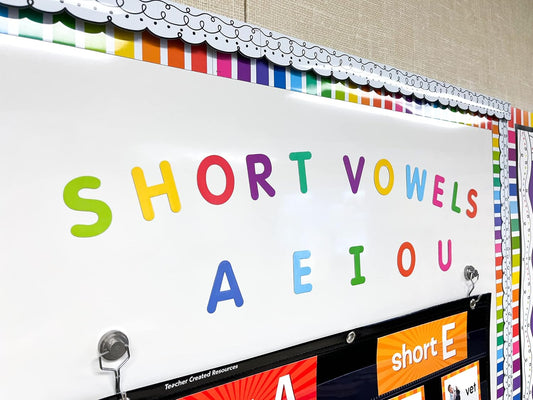 Teacher Created Resources Colorful Classic 2'' Magnetic Letters