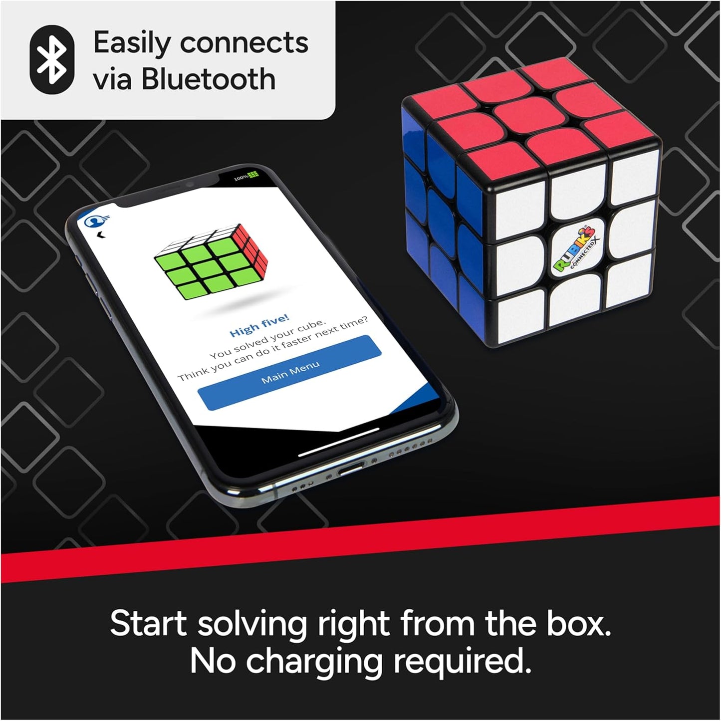 Rubik’s Cube, Special Retro 50th Anniversary Edition, Original 3x3 Cube Collectible & Desk Décor, Problem-Solving Brain Teaser, Fidget Toy, Sensory Puzzle for Adults, Teens, Kids, for Ages 8 & Up