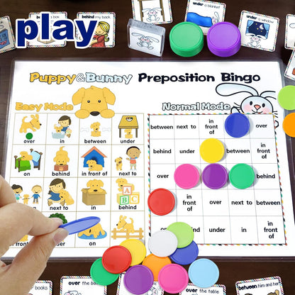500 Pieces Plastic Poker Chips, Poker Card Game Chips Bulk, Counting Discs Markers for Learning Math Counting, Game Play, 37mm/10 Colors