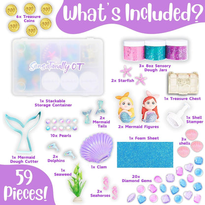 Unicorn Sensory Dough Kit (3 Jars) Non-Toxic Dough with Unicorn Cutters, Charms, Rainbow, Pom Poms, Diamonds, Gems, and Stackable Storage - Perfect for Creative Play and Gift for Kids