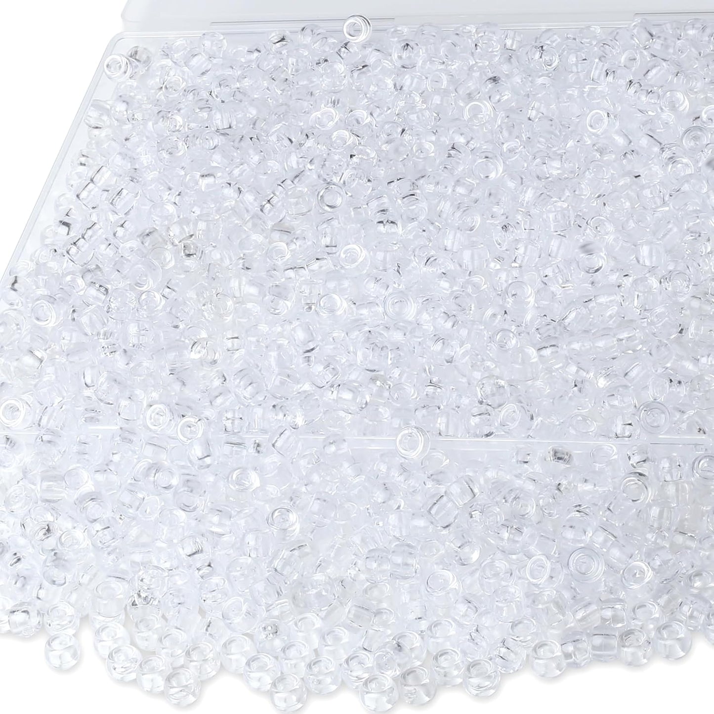 Red Pony Beads 1000Pcs 9mm Pony Beads Bulk Red Perler Beads for Friendship Bracelets Kandi Beads Hair Beads for Braids Beads for Crafts