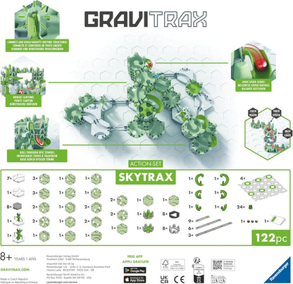 Ravensburger GraviTrax Action Set Skytrax | Innovative Marble Run System and Features | Marble Run and Construction Toy for Ages 8+, Compatible with All GraviTrax Products