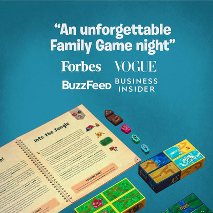 Uzzle Tales: Coral Cove – Interactive Storybook Puzzle, 2-in-1 Fun Family Story Block Game – Ages 7+ - STEM Learning Story Cards and Story Blocks for Kids