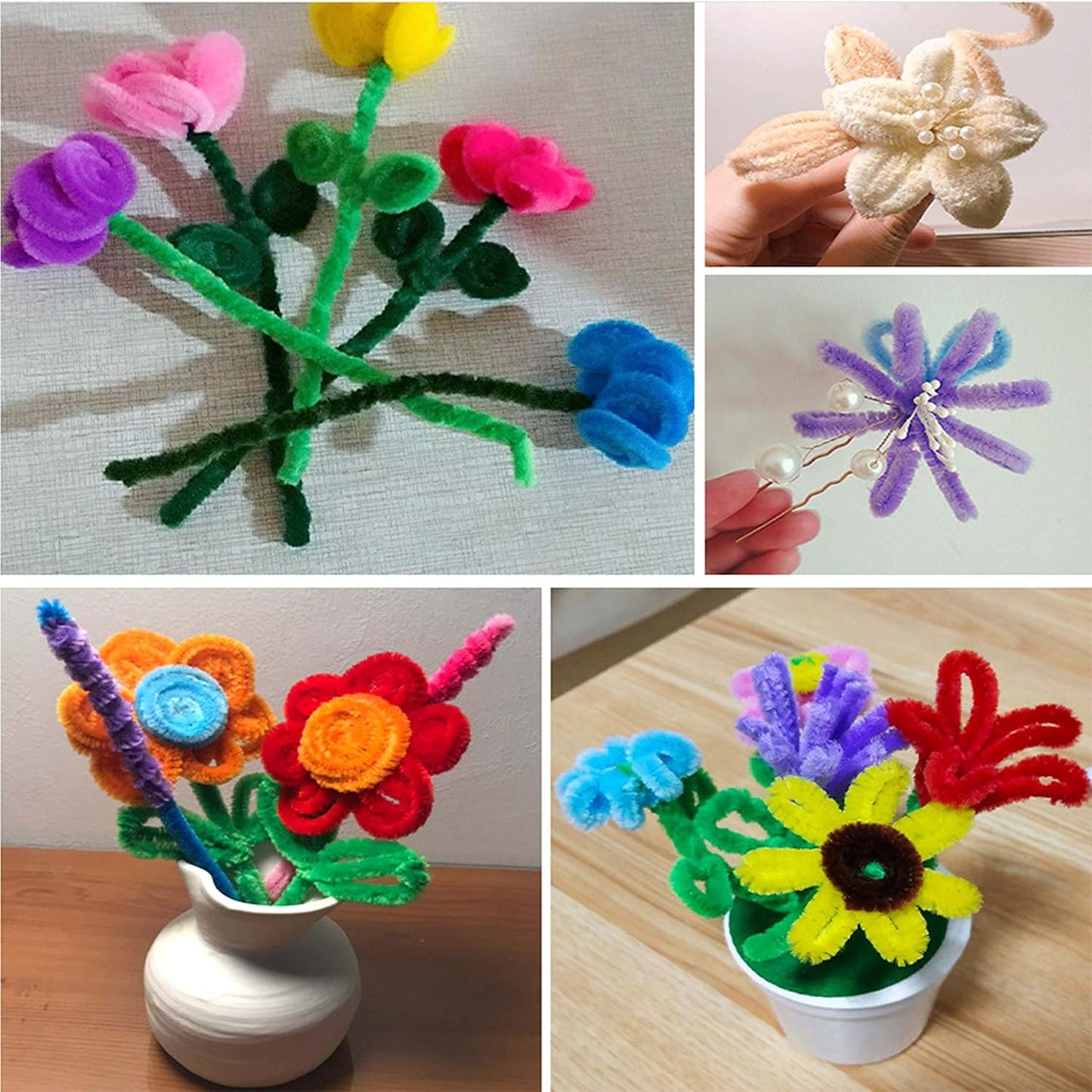 YITOHOP Arts Craft Supplies for Kids, 1000+ PCS Toddler DIY Craft Art Supply Set Include Pipe Cleaners, Pom Poms, Storage Box, 2026 Christmas Holiday Gift for 4-12 Years Old Boys and Girls