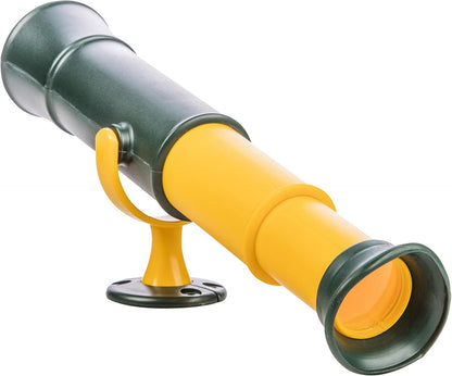 Jack and June Signature Green and Yellow Telescope Playset Attachment Featuring 360 Degree Spin
