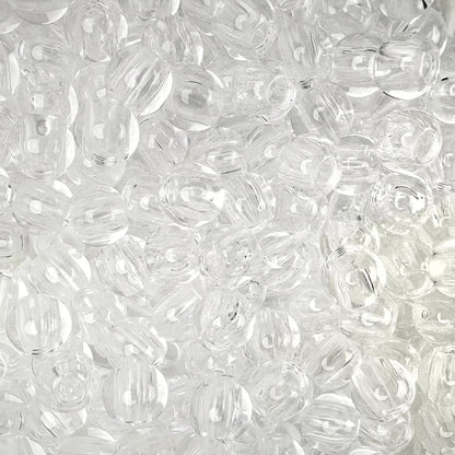 300 Acrylic Large Hole Beads for Crafts and for Hair 10mm x 12mm Acrylic Barrel Beads with 5.7mm Large Hole, Glossy Primary Assortment