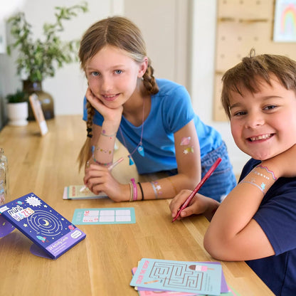 OOLY Connect the Dots Activity Cards for Kids - 24 Connect the Dots Cards with Bonus Tic Tac Toe, Screen-Free Travel Activity, Ages 4+