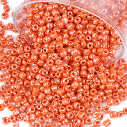 10100 Pcs Size 11/0 Glass Seed Beads, 2 mm Dark Green Small Mini Spacer Loose Pony Beads for Jewelry Making and DIY Crafts - Colors A