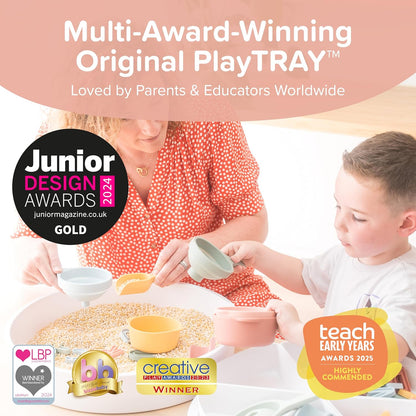Inspire My Play Starter Bundle - Sensory Bin with Lid and Removable Storage Inserts