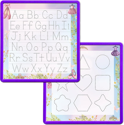 Kid's Name Tracing Board | Dry Erase Letter Tracing | Reusable Writing Practice Board | Personalized | Ballet Theme