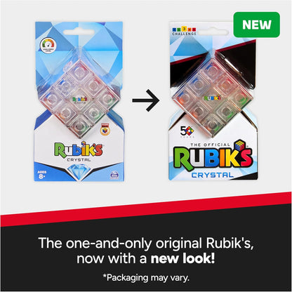Rubik’s Cube, Special Retro 50th Anniversary Edition, Original 3x3 Cube Collectible & Desk Décor, Problem-Solving Brain Teaser, Fidget Toy, Sensory Puzzle for Adults, Teens, Kids, for Ages 8 & Up