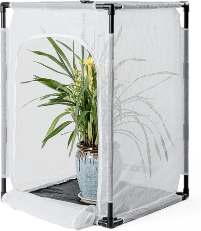 RESTCLOUD 30" Large Monarch Butterfly Habitat Cage, Outdoor Insect Mesh Cage Terrarium 16.5" x 16.5" x 30"