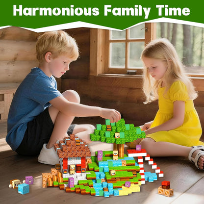 Mini Magnetic Tiles Toddler Travel Essentials Set,1.5Inch 42PCS Magnetic Building Tiles Portable Construction Toys for Airplane Car Kid Aged 3+ Birthday Gift