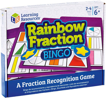 Learning Resources Rainbow Fraction Bingo