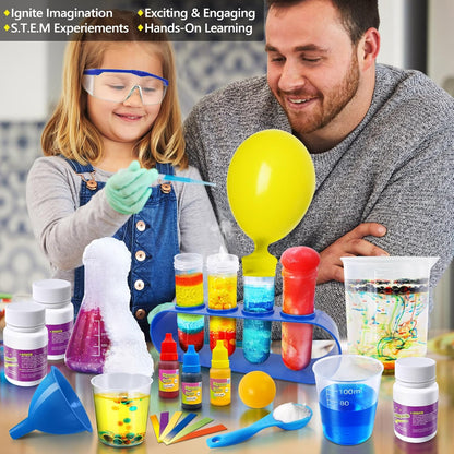 UNGLINGA 150 Experiments Science Kits for Kids, S.T.E.M Educational Project Toys for Boys Girls Birthday Gifts Ideas, Volcano, Chemistry Lab Tools Scientist Set