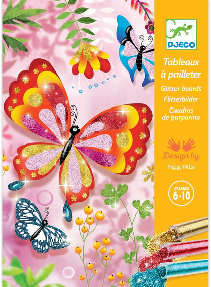 DJECO Butterflies Glitter Craft Kit