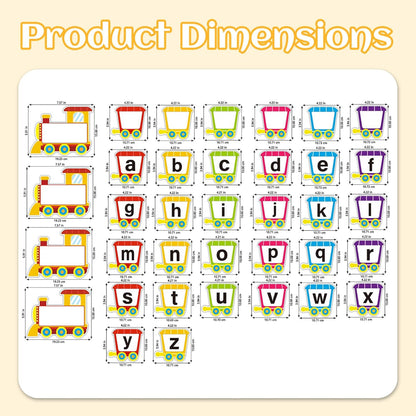 Little Train Alphabet Flash Cards Spelling Game Dry Erase Sight Word Flash Cards Learning Resources ABC Learning Classroom Games