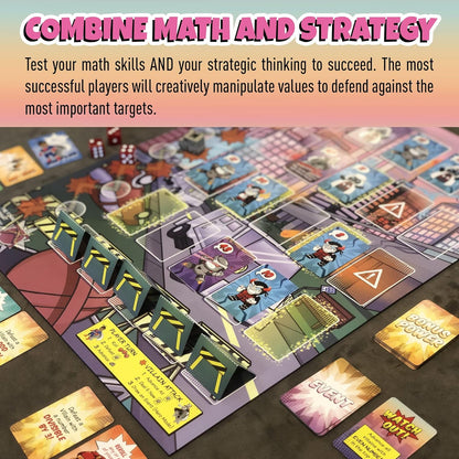 Outnumbered: Improbable Heroes Board Game - A Mensa Award Winning Superhero Math Game | Fun & Educational Game for Kids, Adults, and Families | STEM Toy to Learn Multiplication & Division