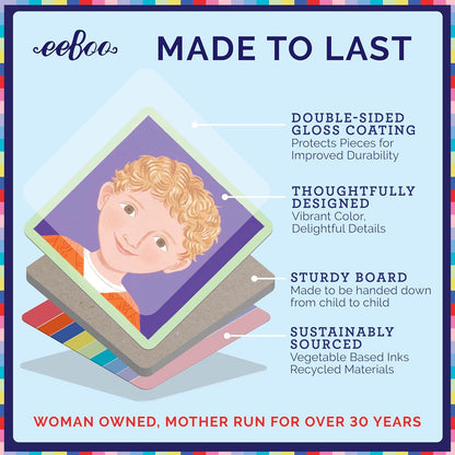 eeBoo: Memory and Matching Game - Life on Earth- 24 Pairs, Develops Recognition, Concentration, Memory & Vocabulary Skills, Age 3+