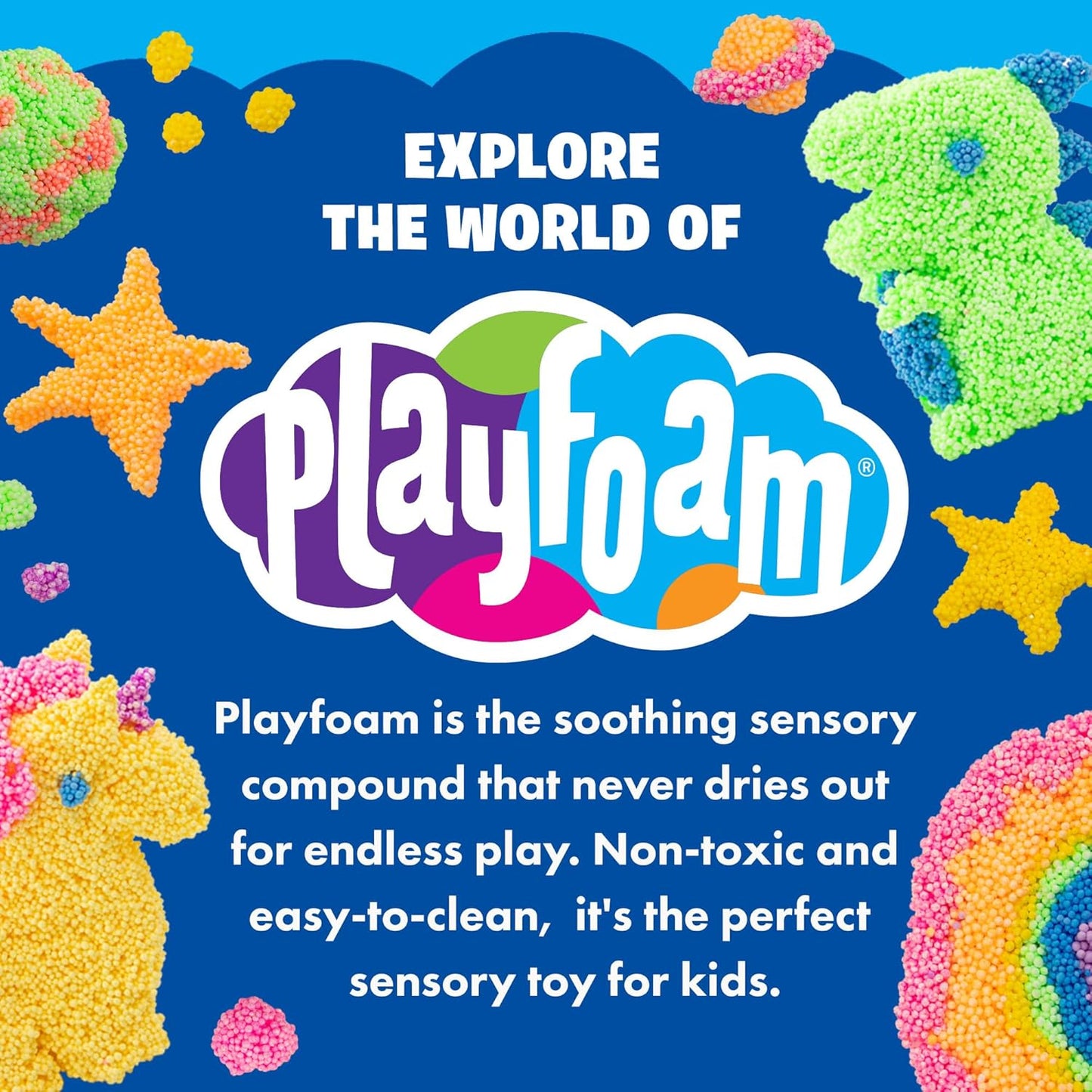 Educational Insights Playfoam(R) Sand Magic Reveal, 3 Pounds of Non-Toxic Sensory Compound, Toddler Activities, Gift for Ages 3+