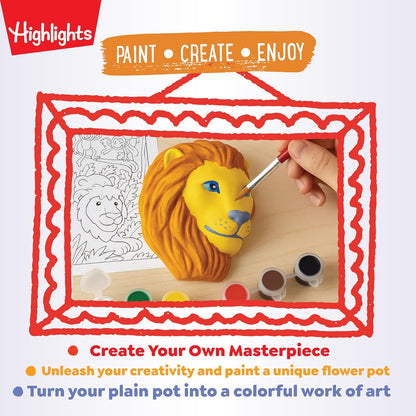 Highlights Paint Your Own Plaster Figurine & Activity Kits – DIY Art Sets with Figurines, Paints, Brush & Bonus Activities – Multiple Themes – Ages 6+