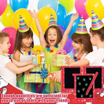 Nezyo 24 Pack Toy Inspires Party Favors Supplies, LCD Writing Tablet for Kids, 4.6'' Mini Board Drawing Tablet, Cartoon Goodie Bags Stuffers Birthday Toddler Boy Student Gifts