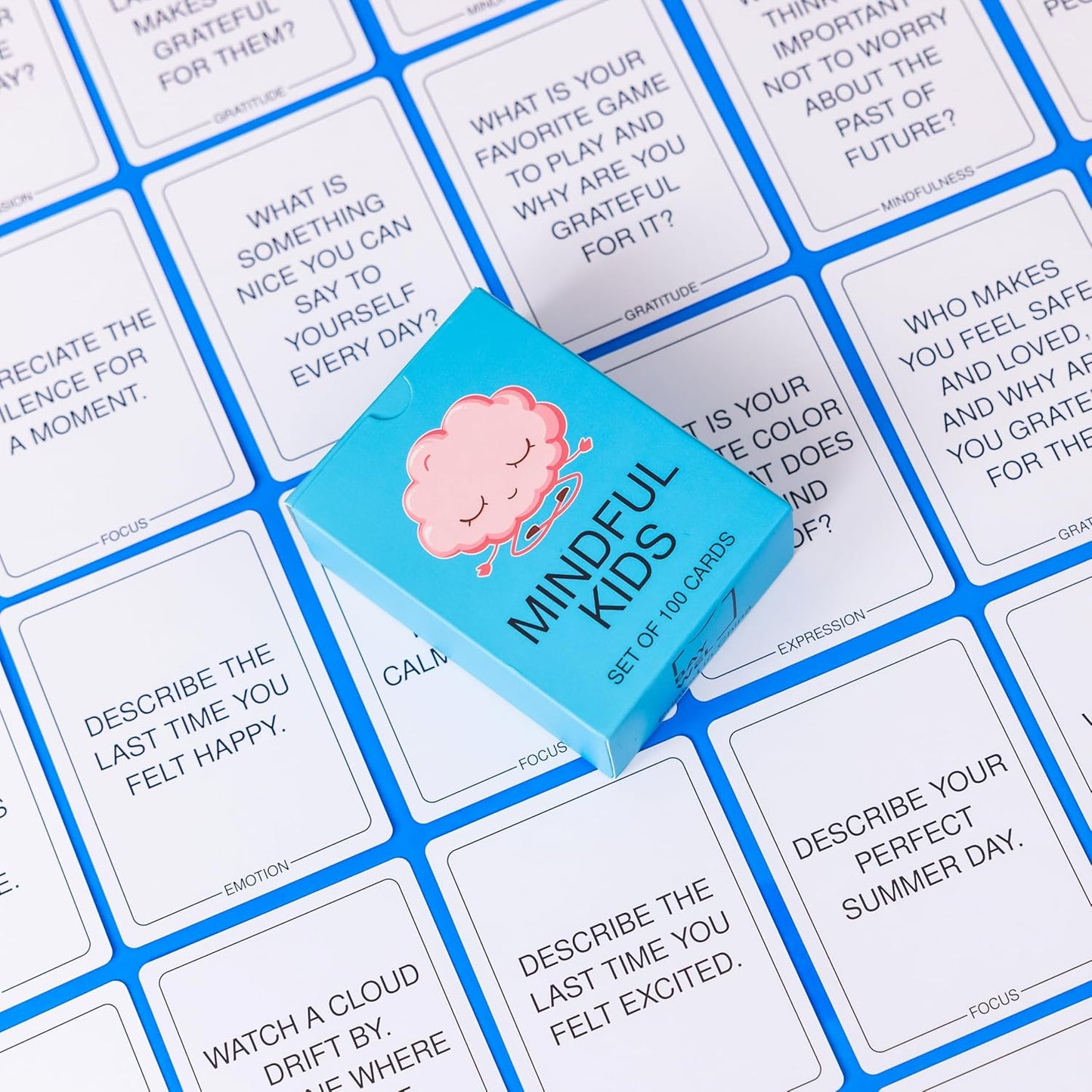 100 Mindfulness Conversation Cards for Kids - Enable Meaningful Conversations with Kids