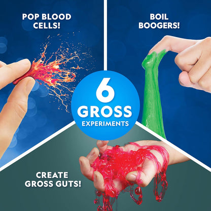 National Geographic Gross Science Kit - 45 Gross Science Experiments- Dissect a Brain, Make Slime, Creepy STEM Project for Boys and Girls, Birthday Gifts for Kids 8-12 (Amazon Exclusive)