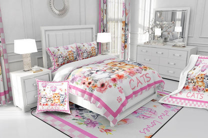 Drum Kit Duvet Cover,Kids Musical Instruments Bedding Set,Rock Music Comforter Cover for Boys Girls Room Decor,Neon Lighting Lightweight Bedspread Cover Twin Size with 1 Pillow Case(No Comforter)