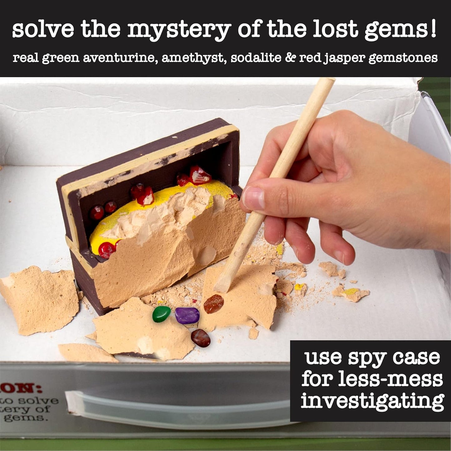 The Young Scientists Club Top Secret Spy Science Kit, Detective Kit for Kids, Crime-Solver Set for Spy Parties, Great Science Toy Gift for Boys and Girls, Be Your Own Secret Agent, Ages 8, 9, 10