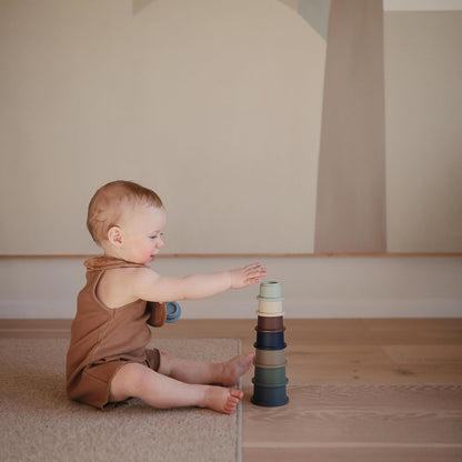 mushie Stacking Cups Toy | Made in Denmark (Original)