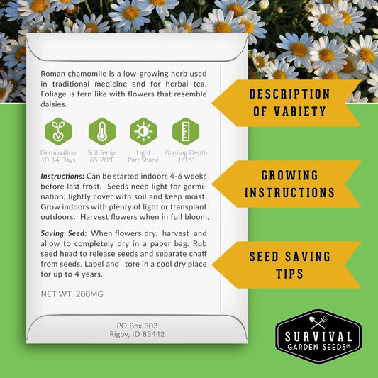 Flower Seeds Garden Kit - 36 Packs of Annual & Perennial Flowers for Planting – with Wildflowers for Pollinators, Bees, Butterflies | Heirloom Non-GMO Seed Starter Pack – Survival Garden Seeds