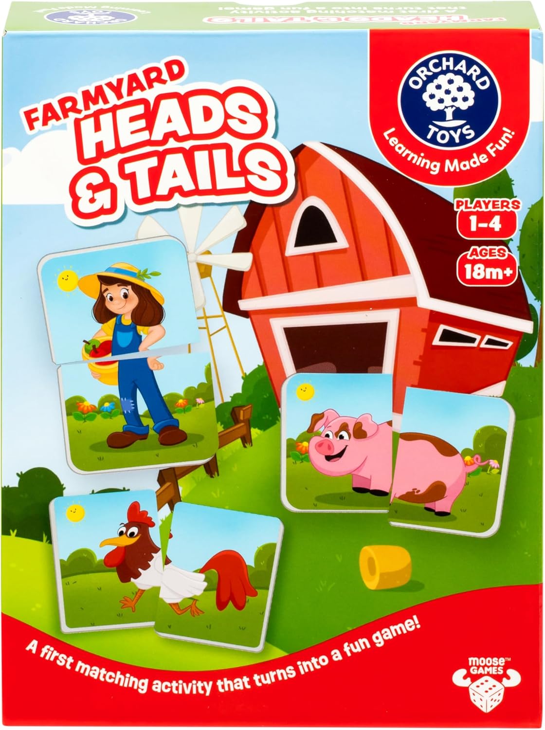 ORCHARD TOYS Moose Smelly Socks Game. Find Matching Pairs of Socks for Your Monsters! for Ages 3-6 and 2-4 Players