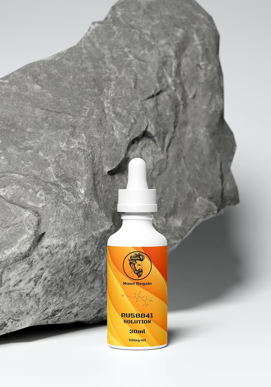 RU58841 5% Solution (50mg/ml) - DHT Blocker - Advanced Hair Loss Treatment - Anti-Androgen Hair Tonic - Promotes Hair Regrowth and Prevents Male Pattern Baldness - 30ml