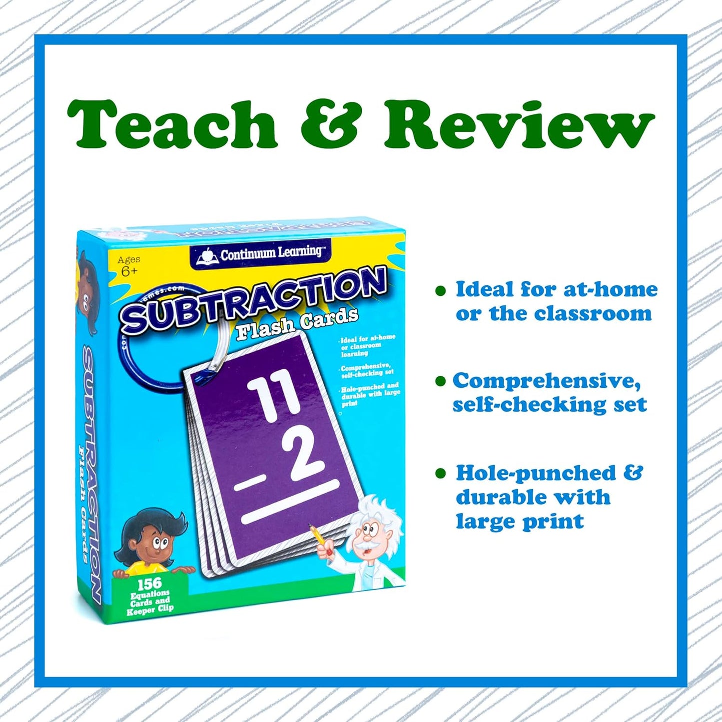 Continuum Learning 0-12 Multiplication Flash Cards for Kindergarten and Elementary Classroom Must Haves, 156 Math Flashcards, Teacher Must Haves for Homeschool and Classroom Essentials
