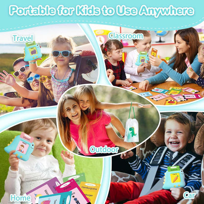 Alotwan Toddler Toys Talking Flash Cards with 510 Sight Words, Montessori Learning Toys for Toddler 1-3 2-4, Autism Sensory Speech Therapy for Boys Girls 2 3 4 5 6 Year Old Kids Gifts
