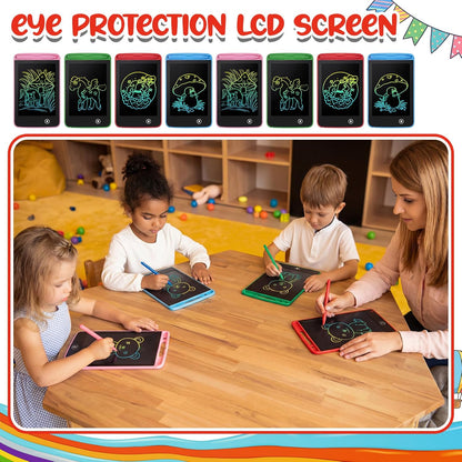 Tinlade 12 Pack LCD Writing Tablets for Kids Party Favors Games, 8.5 Inch Educational Learning Bulk Toys Gifts Erasable Doodle Boards Portable Electronic Drawing Pads for Toddlers 4-8 School Birthday