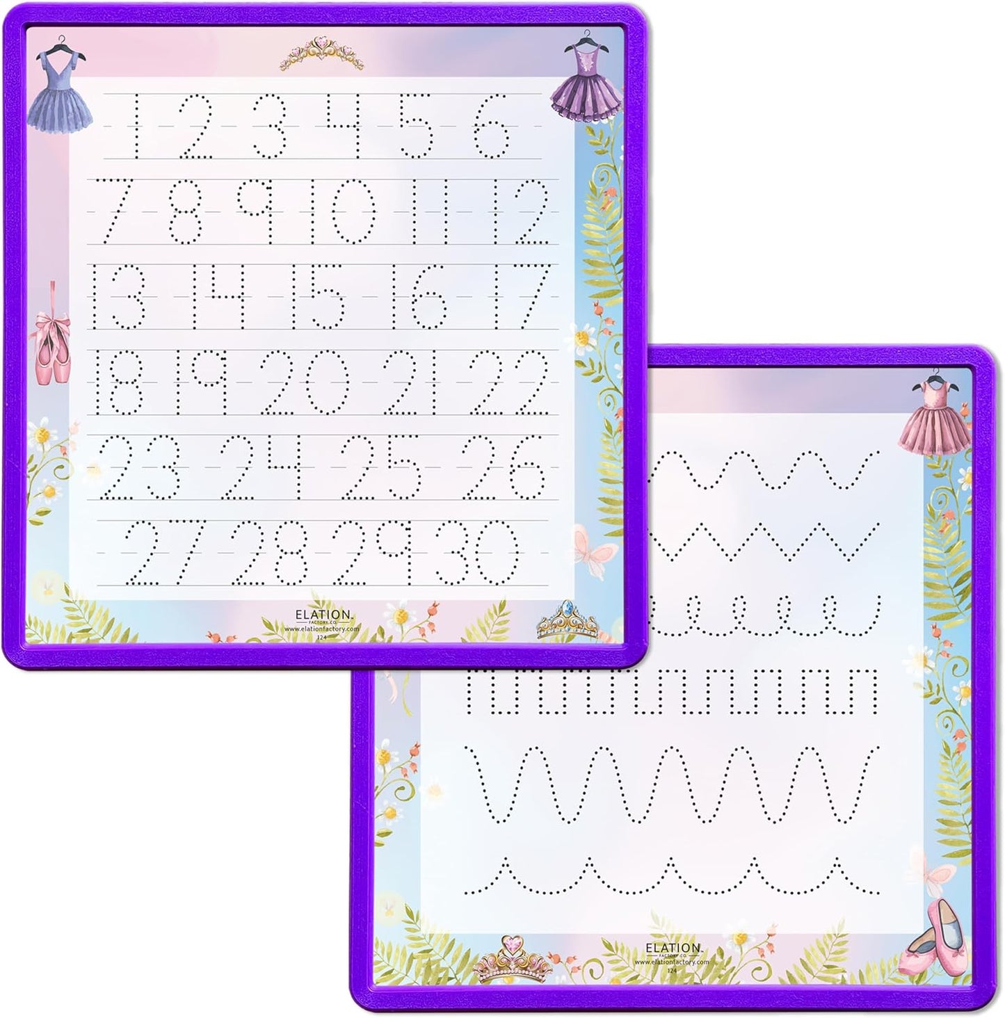 Kid's Name Tracing Board | Dry Erase Letter Tracing | Reusable Writing Practice Board | Personalized | Ballet Theme
